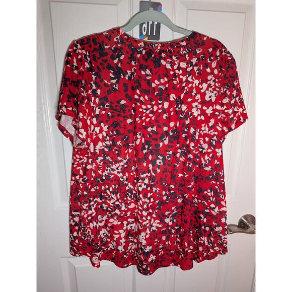 Liz Claibourne Floral Multicolored short sleeve - Picture 2 of 4